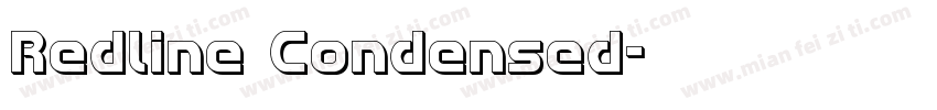 Redline Condensed字体转换